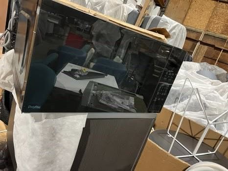 GE Profile Built-In Microwave – Stainless/Black Glass – Open Box(2 Available)