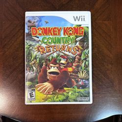 Wii Donkey Kong Country Returns Game
