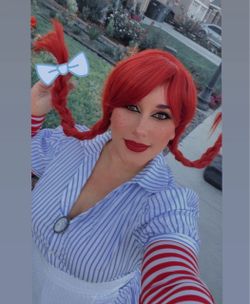 halloween Wendy Red Wig