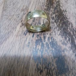 Silver Man Ring Size 10