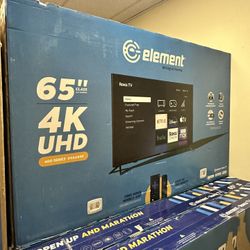 65” ELEMENT ROKU SMART TV BRAND NEW