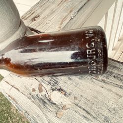 Vintage Amber Early 1900’s Coke Bottle Lynchburg,va