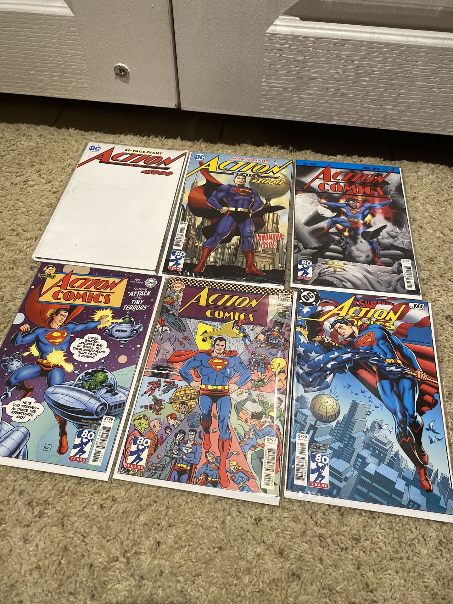 Action Comics Collection Superman Set of 6 