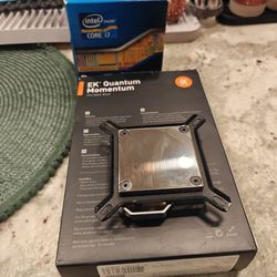 Cpu and GPU block with free 2500k CPU i5
