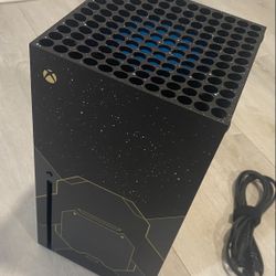 💙 Xbox Series X Halo Infinite Edition 🔥 Pristine Clean Condition + Power Cord ✨