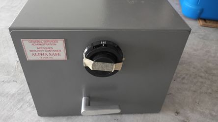 GSA-approved Alpha Safe & Vault security container, 1-drawer “Field Safe,” Class 6