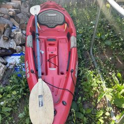 Kayak With Oar 