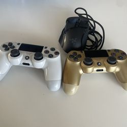 2 Ps4 Controllers And Razer Mouse For 40