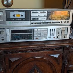 Technics Receiver And Cassette Player