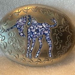 Girl’s Silver Western Belt Buckle