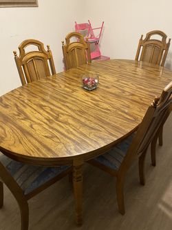 Dinning Room Table 6 Chairs