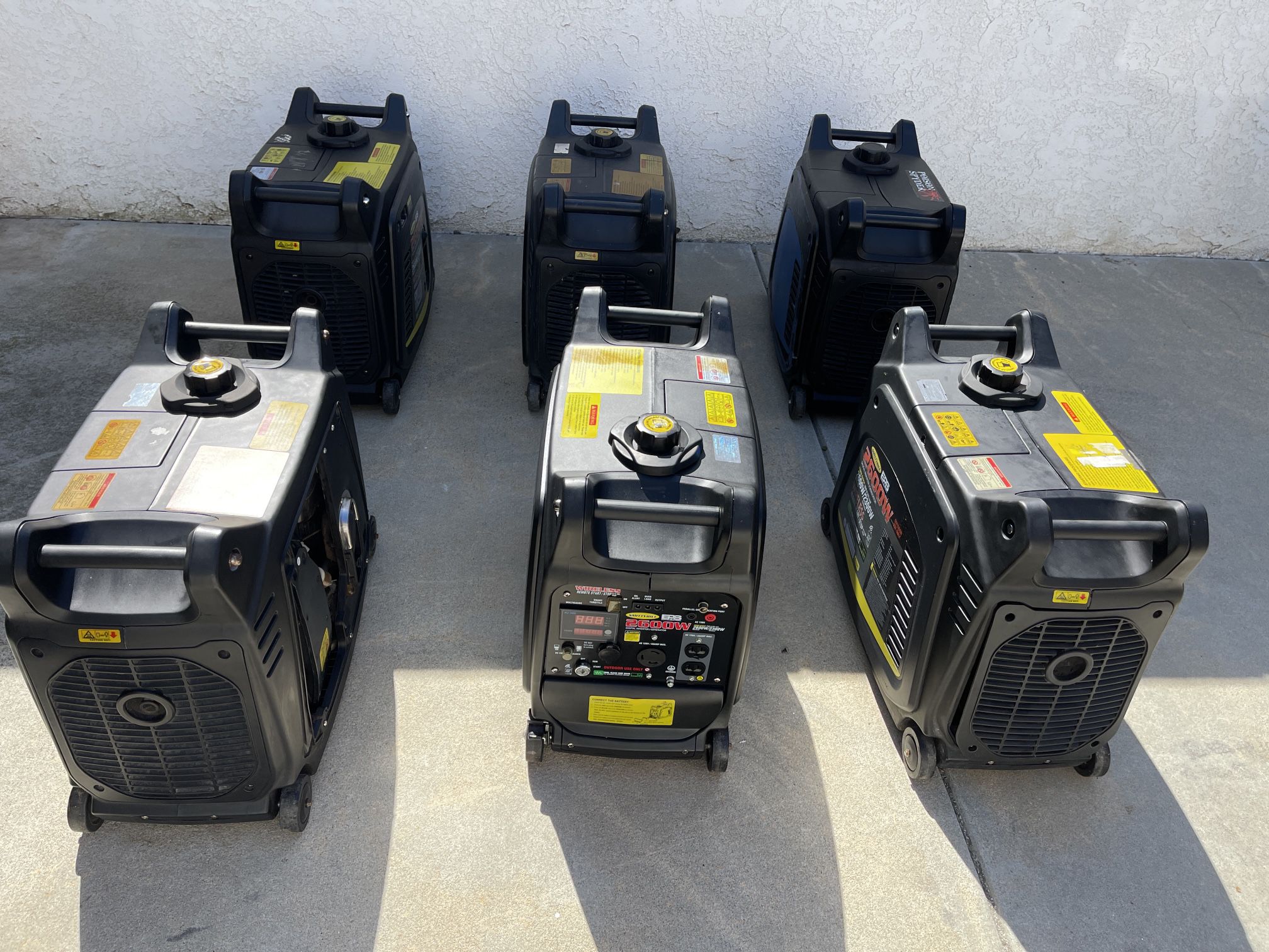 Lot of 6 Generators