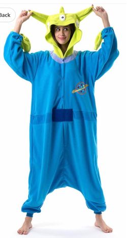 Toy Story Alien Adult Onesie Costume with Pockets