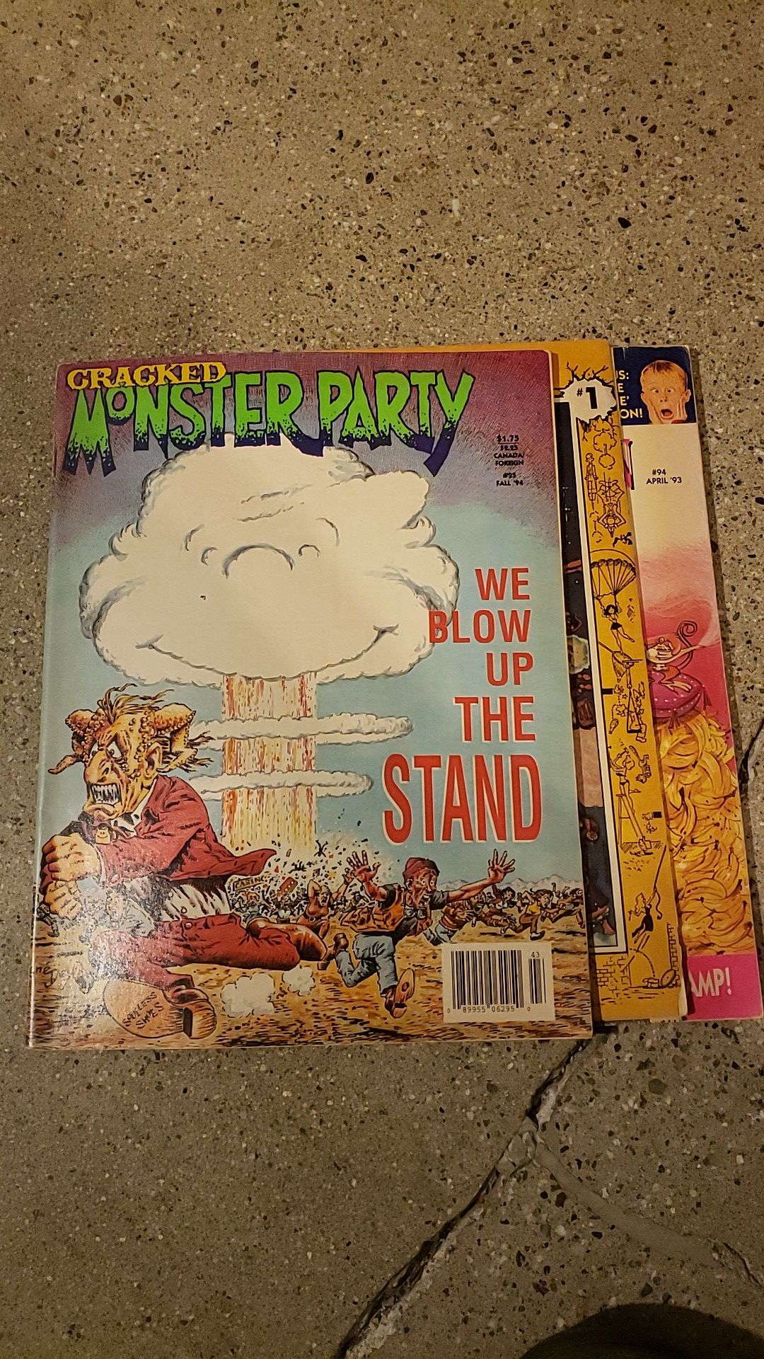 VINTAGE CRACKED MAGAZINE SET OF 3 ISSUES 90'S MAD