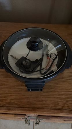 New Electric Skillet with Glass Lid