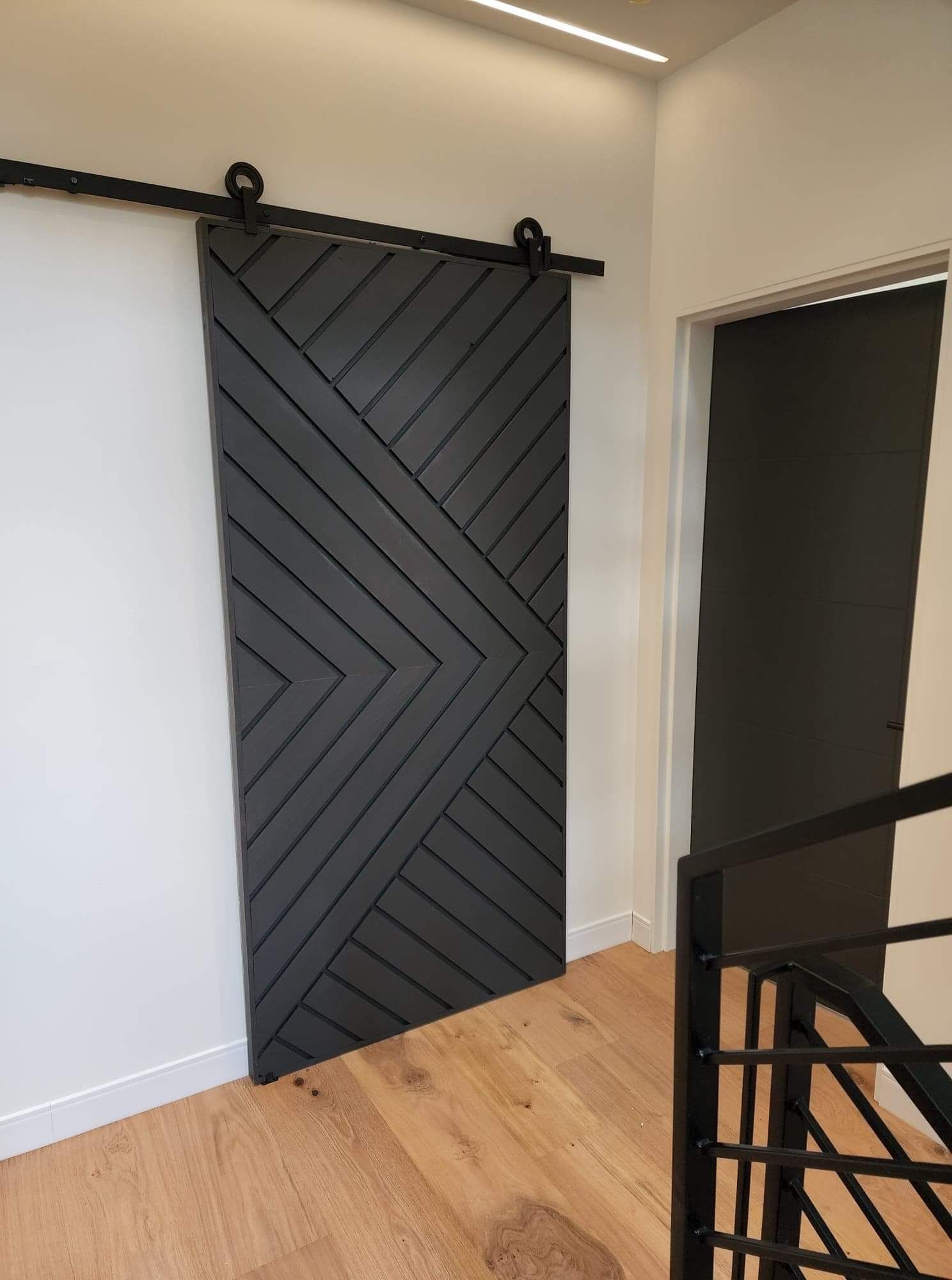 Gorgeous Siding Custom Chevron Door