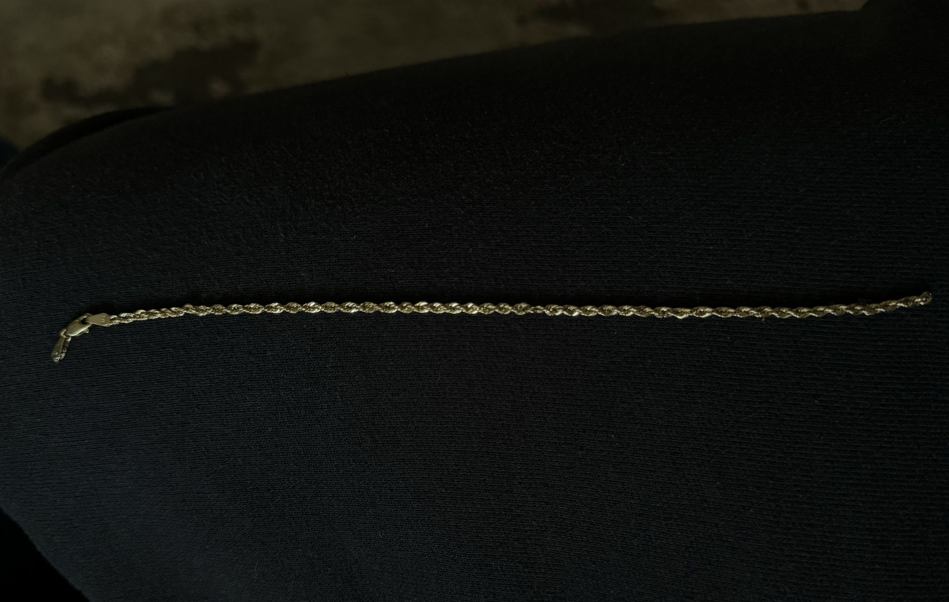Gold Rope Bracelet 10k 