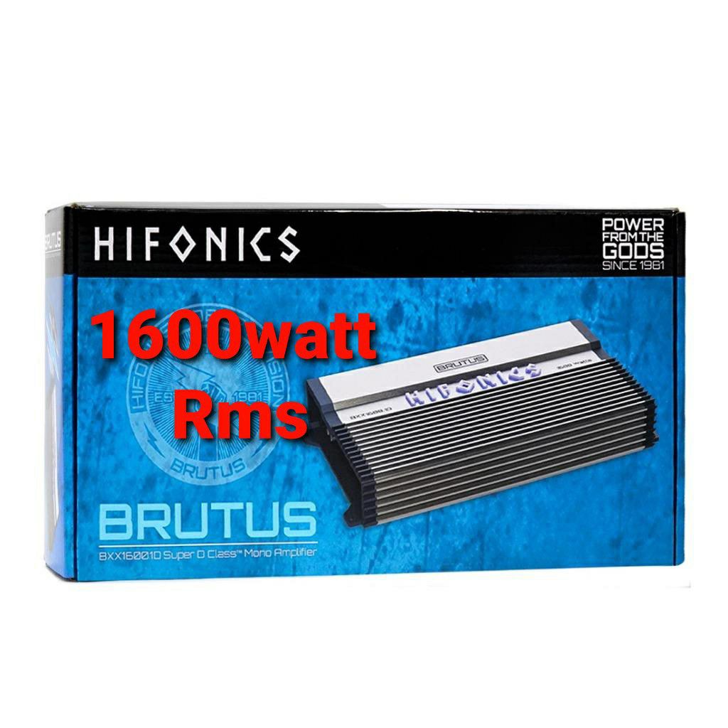 Hifonics brutis 1600watt rms brand new ready to bang your system.
