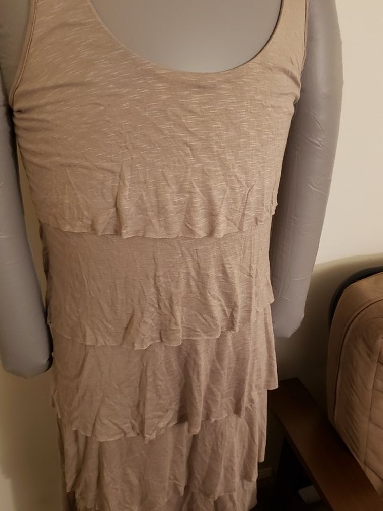 Women's Tammy Mars Beige Dress-Small