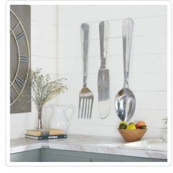 Aluminum Silver Wall Decorations