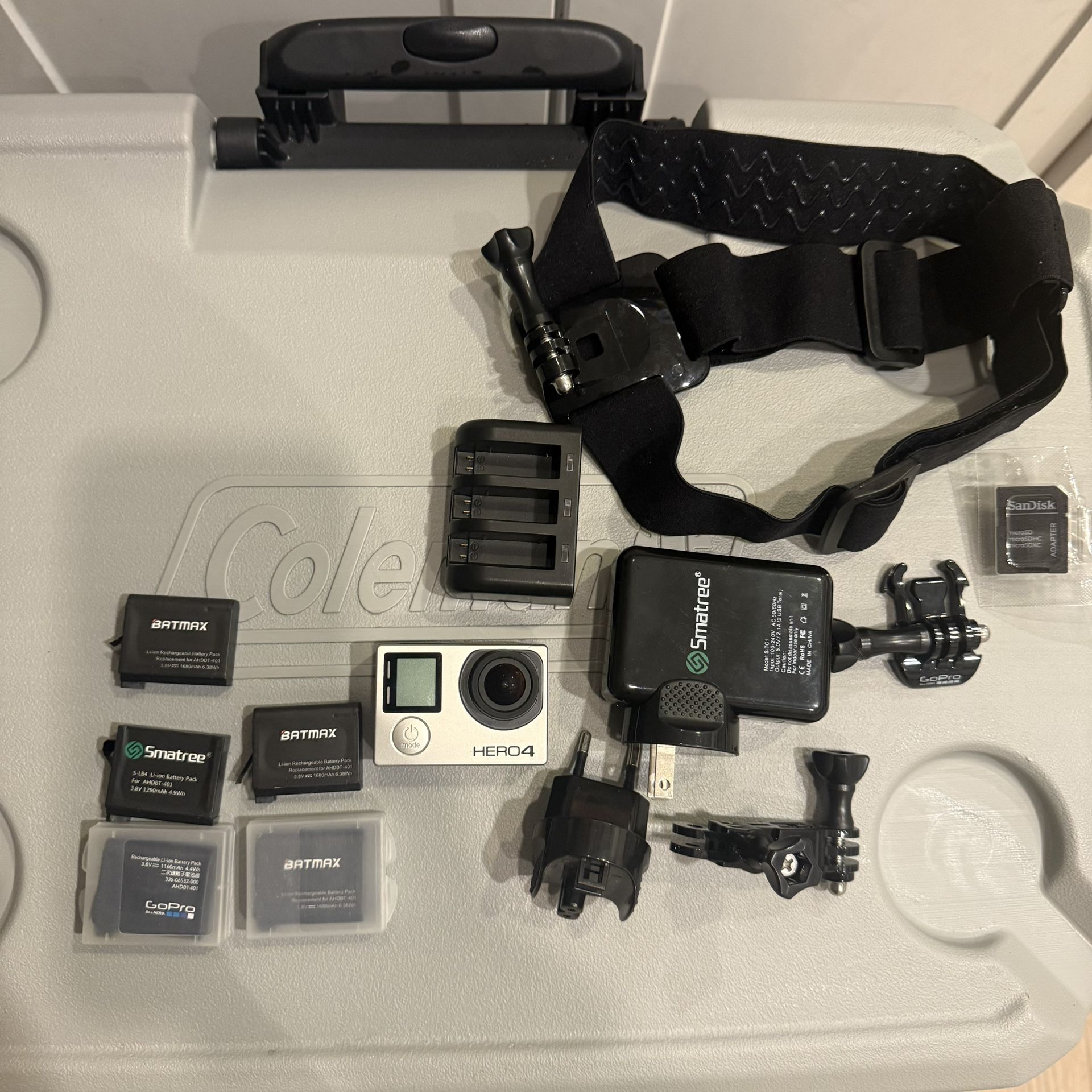 GoPro Hero 4 Silver Lots Of Accessories