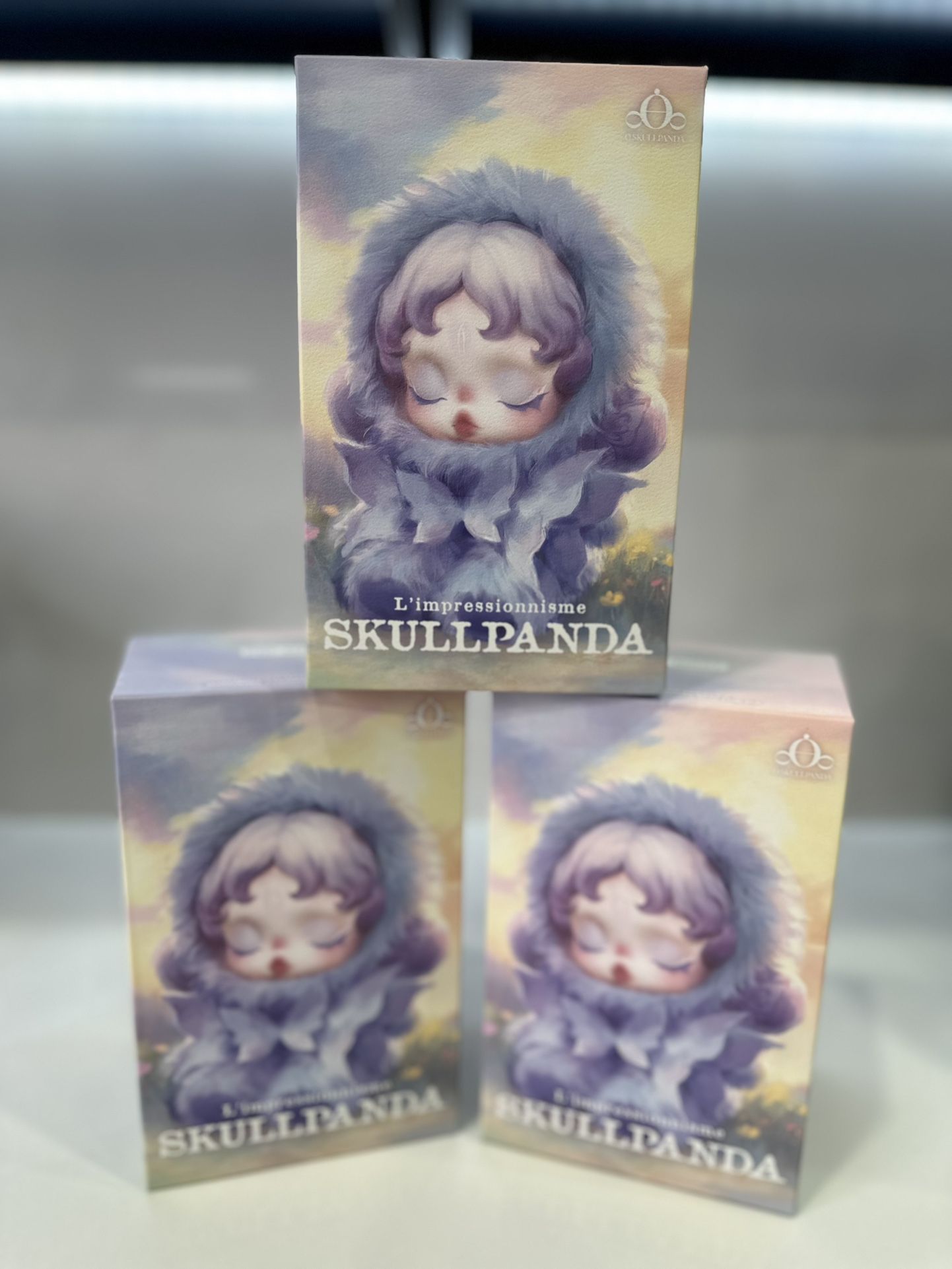 Skullpanda L'impressionnisme Series Plush Doll - Mist