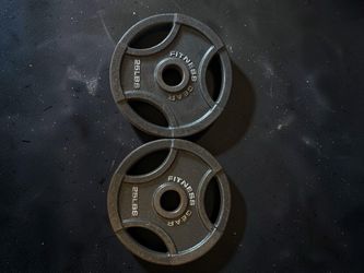 Fitness Gear 25 lb Olympic Weight Plates (Pair)