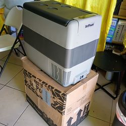 SETPOWER AJ50 -53 QUART PORTABLE REFRIGERATOR 12V-DUAL ZONE DESIGN-RAPID COOLING