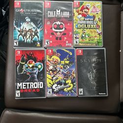 Nintendo Switch Games Only Used One Time So Basically New!!