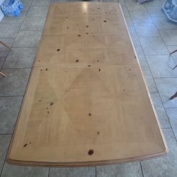 Wooden Table With 4 Chairs 