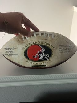 Cleveland Browns Limited Edition Commemorative Football - Collectible