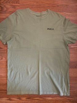 RVCA shirt lime green 💚  XL