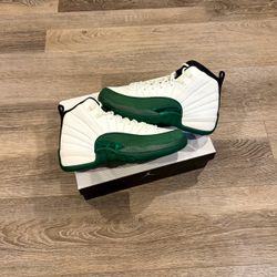 Jordan 12 Retro “Bucks” Sizes 8 - 13 Men’s and 4Y - 7Y Kid’s Brand New