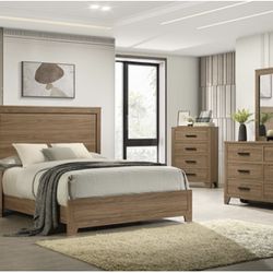 4 Pc King Queen Bedroom Set. $25 Initial Payment , 90 Days Same As cash 