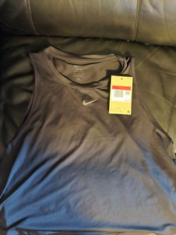 Nike One Black Loose Tank Sz Lg