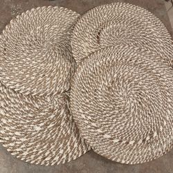 Set Of 4 Jute Placemats 