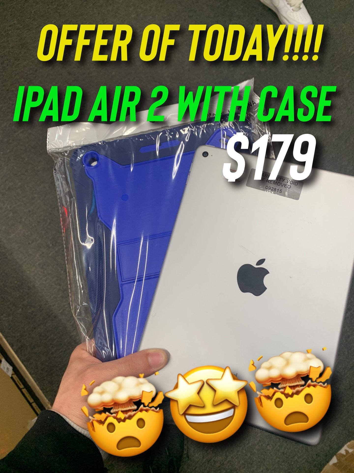 OFFER OF TODAY!!! IPAD AIR 2 WITH CASE