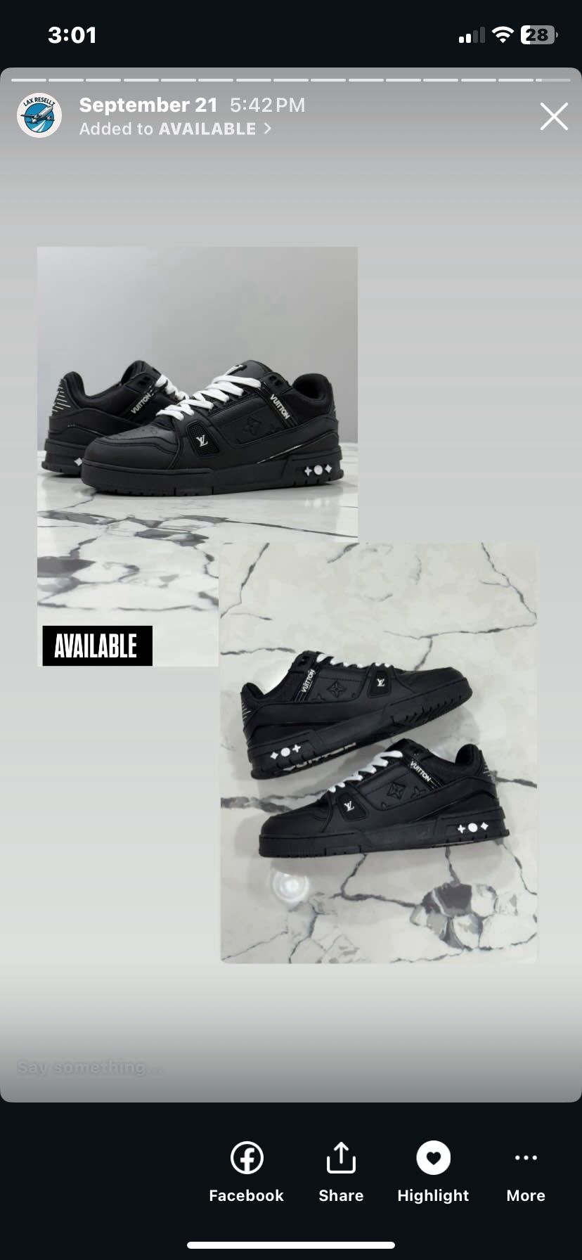 Louis Vuitton Trainers