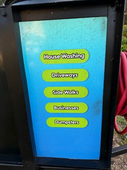 Trash Bin Cleaner “Be Your Own Boss” Complete Mobile Pressure Washing & Detailing Trailer Setup for Sale