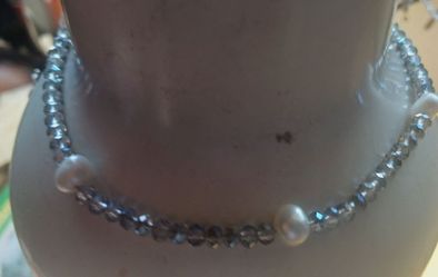 Czech fire polished ankle bracelets