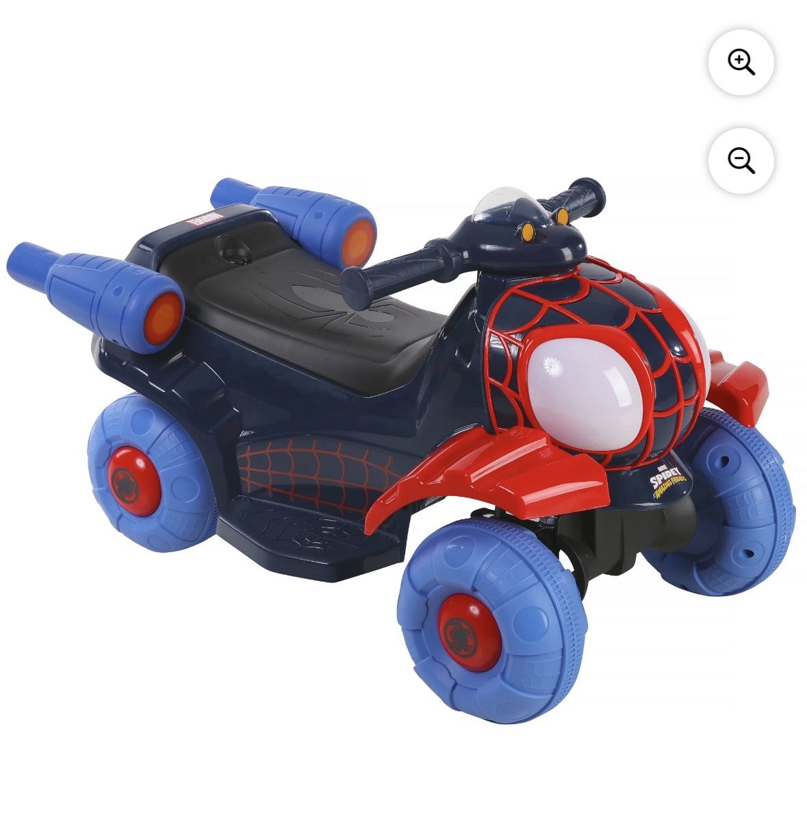 Spider-Man 6V Quad Ride-On by Dynacraft for Toddlers Ages 1.5-3 Years, Unisex
