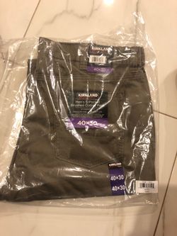 Kirkland signature men’s 5-pocket brushed cotton pant
