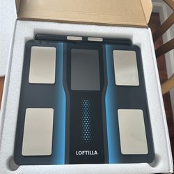 LOFTILLA Smart Scale for Body Weight - 8-Electrode Bluetooth Bathroom Scale for BMI Body Fat Muscle Mass, 50+ Full Body Composition Metrics, High Accu
