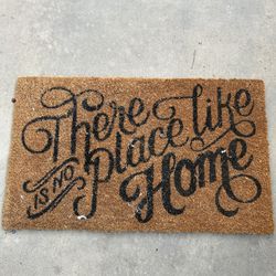 There Is No Place Like Home Door Mat