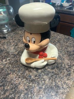 Disney chef Mickey Mouse cookie jar