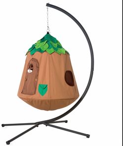 Hanging pod with stand