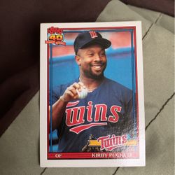 1991 Topps Desert Shield Kirby Puckett