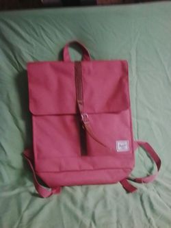 Pink Herschel backpack