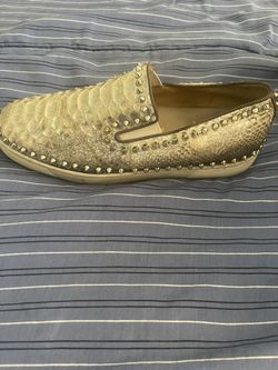 Christian Louboutin Python Snakeskin Pik Boat Men’s Sneakers shoes