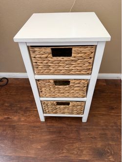 Three drawer storage